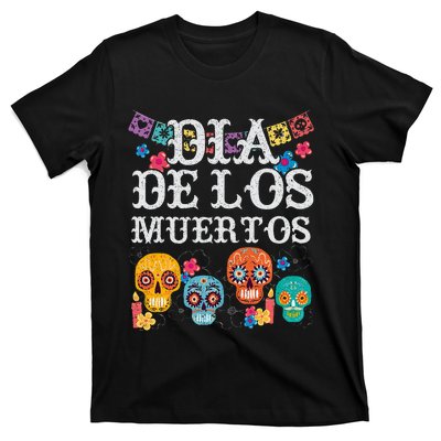 Dia De Los Muertos Sugar Skull Mexican Holiday T-Shirt