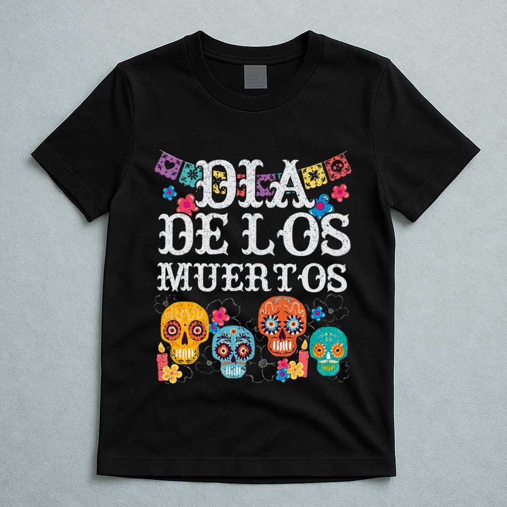 Dia De Los Muertos Sugar Skull Mexican Holiday T-Shirt