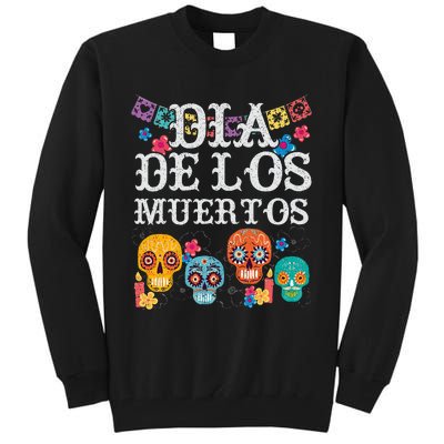 Dia De Los Muertos Sugar Skull Mexican Holiday Tall Sweatshirt