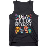 Dia De Los Muertos Sugar Skull Mexican Holiday Tank Top