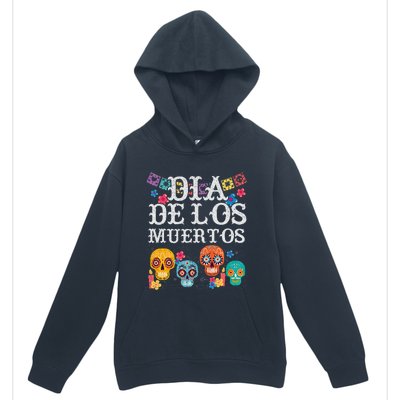 Dia De Los Muertos Sugar Skull Mexican Holiday Urban Pullover Hoodie