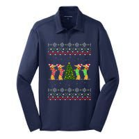 Dachshund Dog Lover Christmas Silk Touch Performance Long Sleeve Polo