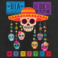 Dia De Los Muertos Day Of The Dead Sugar Skull Halloween Cool Comfort Performance Bucket Hat