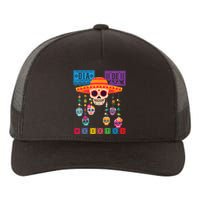 Dia De Los Muertos Day Of The Dead Sugar Skull Halloween Yupoong Adult 5-Panel Trucker Hat