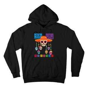 Dia De Los Muertos Day Of The Dead Sugar Skull Halloween Hoodie