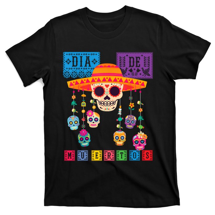 Dia De Los Muertos Day Of The Dead Sugar Skull Halloween T-Shirt