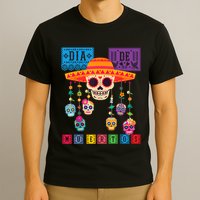 Dia De Los Muertos Day Of The Dead Sugar Skull Halloween T-Shirt
