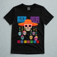 Dia De Los Muertos Day Of The Dead Sugar Skull Halloween T-Shirt