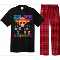 Dia De Los Muertos Day Of The Dead Sugar Skull Halloween Pajama Set