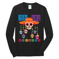 Dia De Los Muertos Day Of The Dead Sugar Skull Halloween Tall Long Sleeve T-Shirt