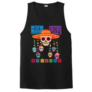 Dia De Los Muertos Day Of The Dead Sugar Skull Halloween PosiCharge Competitor Tank