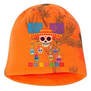 Dia De Los Muertos Day Of The Dead Sugar Skull Halloween Kati - Camo Knit Beanie