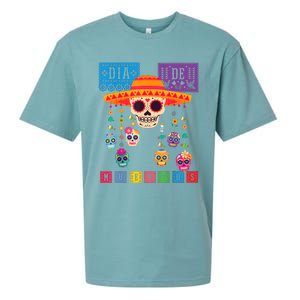 Dia De Los Muertos Day Of The Dead Sugar Skull Halloween Sueded Cloud Jersey T-Shirt