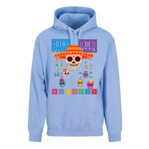 Dia De Los Muertos Day Of The Dead Sugar Skull Halloween Unisex Surf Hoodie