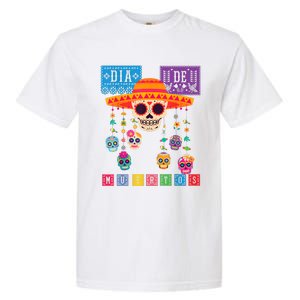 Dia De Los Muertos Day Of The Dead Sugar Skull Halloween Garment-Dyed Heavyweight T-Shirt