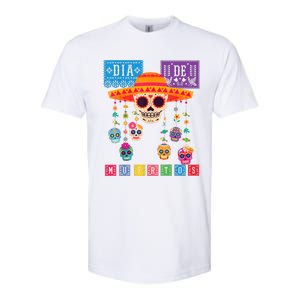 Dia De Los Muertos Day Of The Dead Sugar Skull Halloween Softstyle CVC T-Shirt