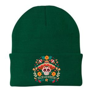 Dia De Los Muertos Day Of Dead Mexican Knit Cap Winter Beanie