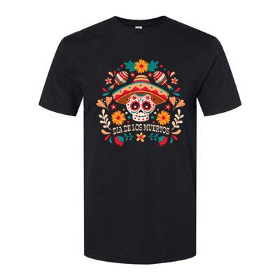 Dia De Los Muertos Day Of Dead Mexican Softstyle CVC T-Shirt