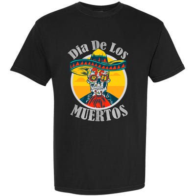 Dia De Los Muertos Day Of The Dead Skull Costume Halloween Garment-Dyed Heavyweight T-Shirt