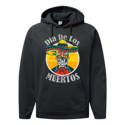 Dia De Los Muertos Day Of The Dead Skull Costume Halloween Performance Fleece Hoodie