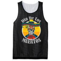 Dia De Los Muertos Day Of The Dead Skull Costume Halloween Mesh Reversible Basketball Jersey Tank