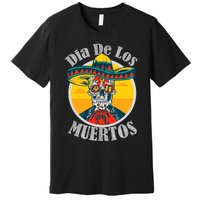 Dia De Los Muertos Day Of The Dead Skull Costume Halloween Premium T-Shirt