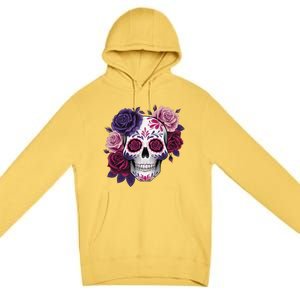 Dia De Los Muertos Costume Day Of The Dead Sugar Skull Gift Premium Pullover Hoodie