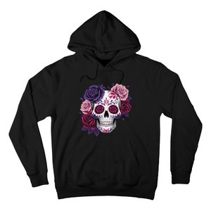 Dia De Los Muertos Costume Day Of The Dead Sugar Skull Gift Hoodie