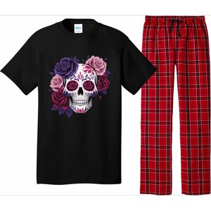 Dia De Los Muertos Costume Day Of The Dead Sugar Skull Gift Pajama Set