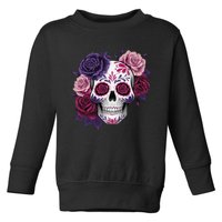 Dia De Los Muertos Costume Day Of The Dead Sugar Skull Gift Toddler Sweatshirt