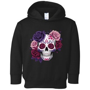 Dia De Los Muertos Costume Day Of The Dead Sugar Skull Gift Toddler Hoodie