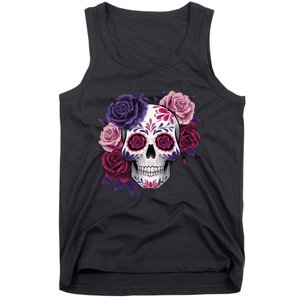 Dia De Los Muertos Costume Day Of The Dead Sugar Skull Gift Tank Top