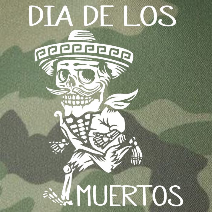 Dia De Los Muertos Funny Day Of The Dead Hanging Skulls Legacy Tie Dye Trucker Hat