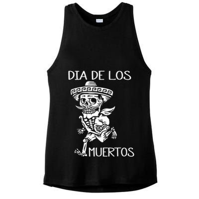 Dia De Los Muertos Funny Day Of The Dead Hanging Skulls Ladies PosiCharge Tri-Blend Wicking Tank