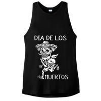 Dia De Los Muertos Funny Day Of The Dead Hanging Skulls Ladies PosiCharge Tri-Blend Wicking Tank