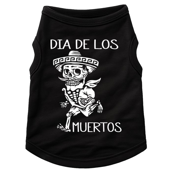 Dia De Los Muertos Funny Day Of The Dead Hanging Skulls Doggie Tank