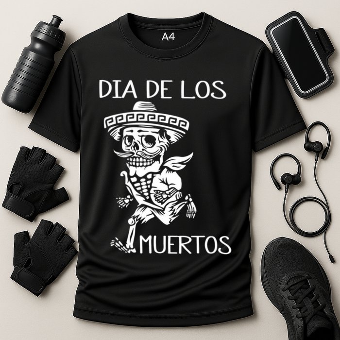 Dia De Los Muertos Funny Day Of The Dead Hanging Skulls Performance Shirt