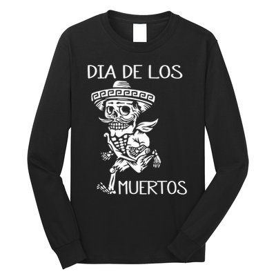 Dia De Los Muertos Funny Day Of The Dead Hanging Skulls Long Sleeve Shirt
