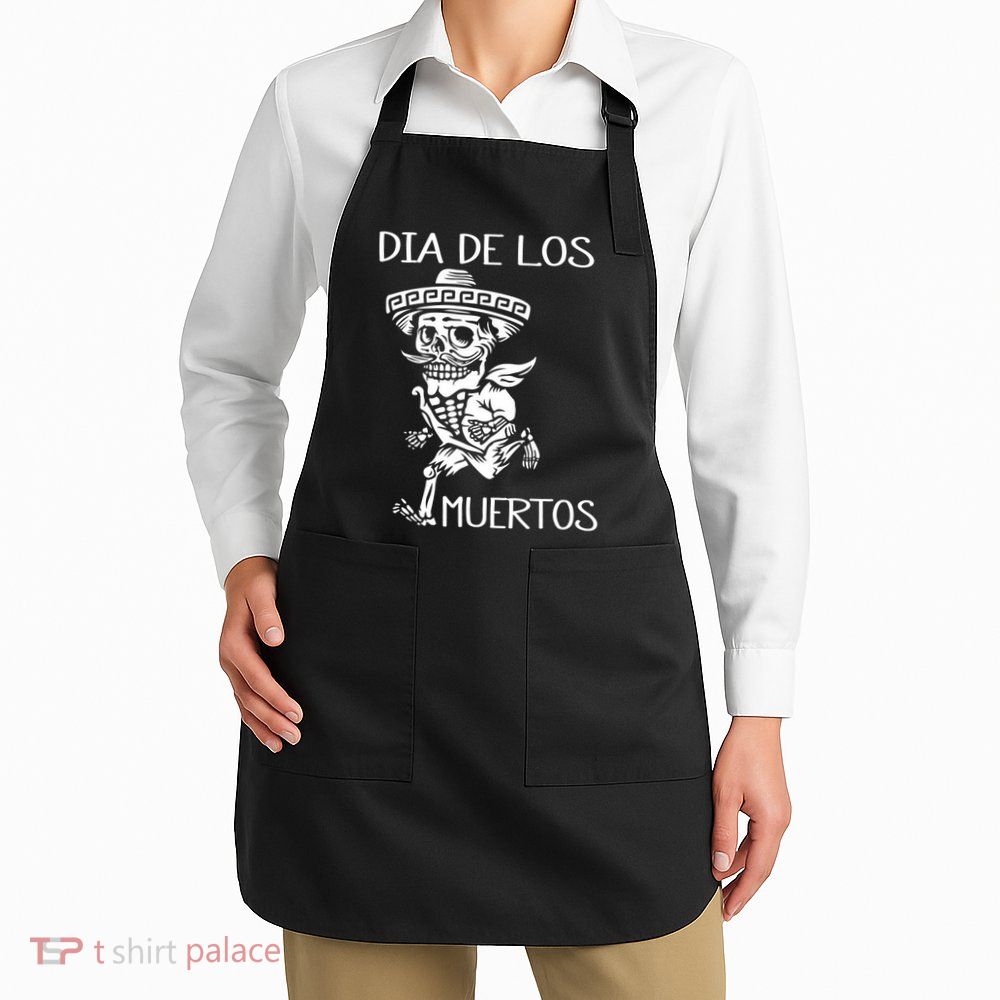 Dia De Los Muertos Funny Day Of The Dead Hanging Skulls Apron
