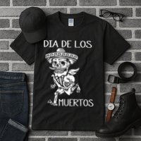 Dia De Los Muertos Funny Day Of The Dead Hanging Skulls Tall T-Shirt