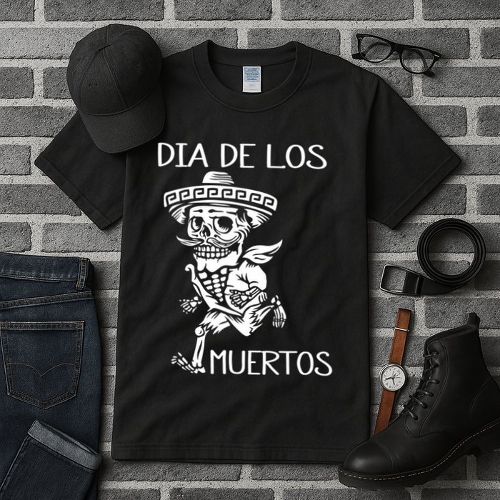 Dia De Los Muertos Funny Day Of The Dead Hanging Skulls Tall T-Shirt