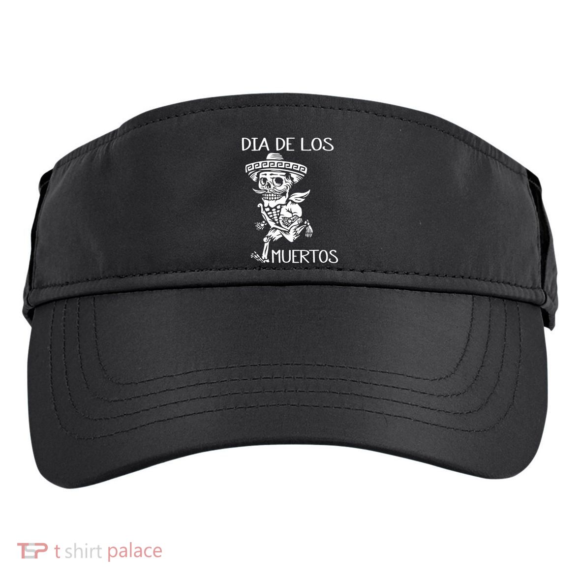 Dia De Los Muertos Funny Day Of The Dead Hanging Skulls Adult Drive Performance Visor
