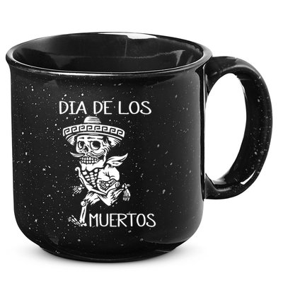 Dia De Los Muertos Funny Day Of The Dead Hanging Skulls 15oz Campfire Ceramic Mug