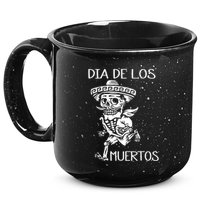 Dia De Los Muertos Funny Day Of The Dead Hanging Skulls 15oz Campfire Ceramic Mug