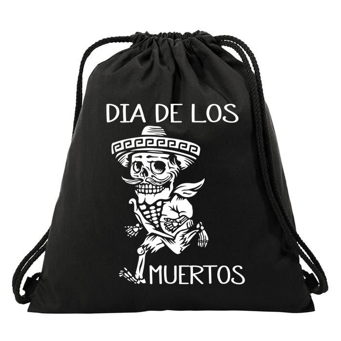 Dia De Los Muertos Funny Day Of The Dead Hanging Skulls Drawstring Bag