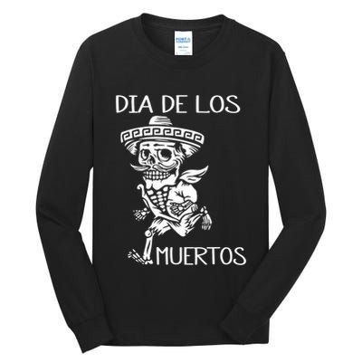 Dia De Los Muertos Funny Day Of The Dead Hanging Skulls Tall Long Sleeve T-Shirt