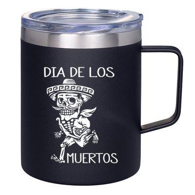 Dia De Los Muertos Funny Day Of The Dead Hanging Skulls 12oz Stainless Steel Coffee Mug