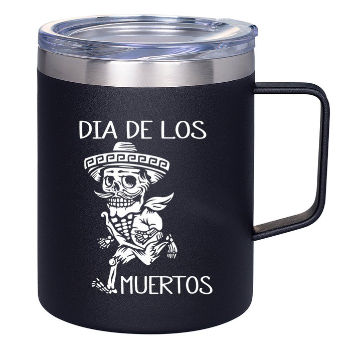 Dia De Los Muertos Funny Day Of The Dead Hanging Skulls 12oz Stainless Steel Coffee Mug