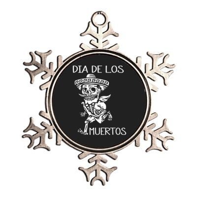 Dia De Los Muertos Funny Day Of The Dead Hanging Skulls Metallic Star Ornament