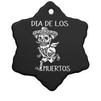 Dia De Los Muertos Funny Day Of The Dead Hanging Skulls Ceramic Star Ornament